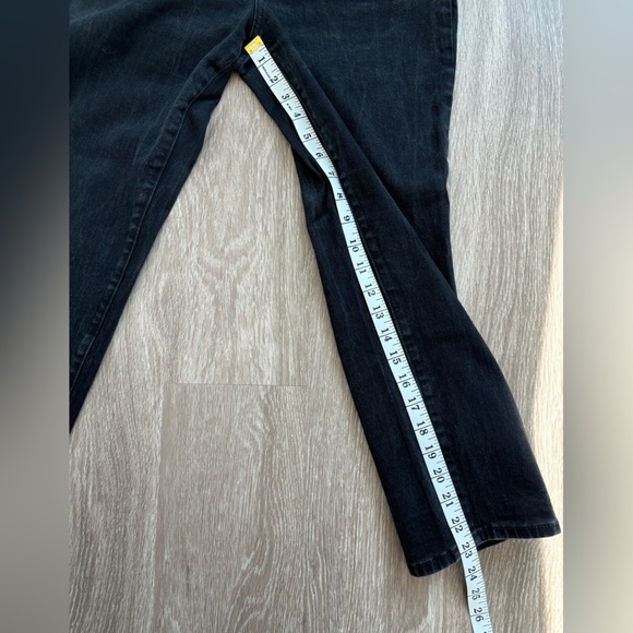 J. Crew Jeans Womens 28P Black Essential Straight Ankle Denim Minimalist Neutral - Picture 6 of 6